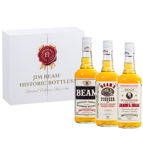 Jim Beam Historic Bottles Limited Edition Box Set